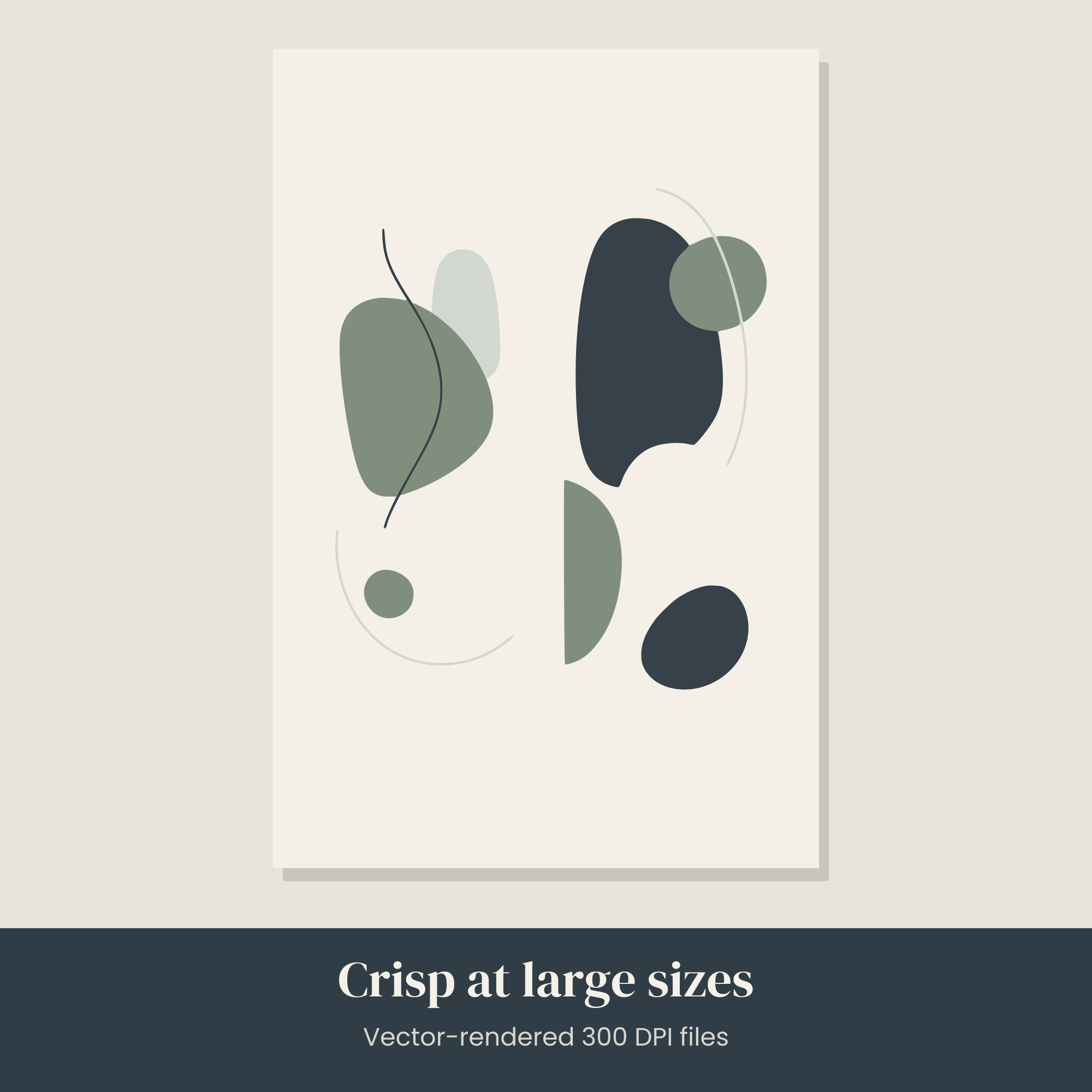 Open Space Abstract Print — image 2