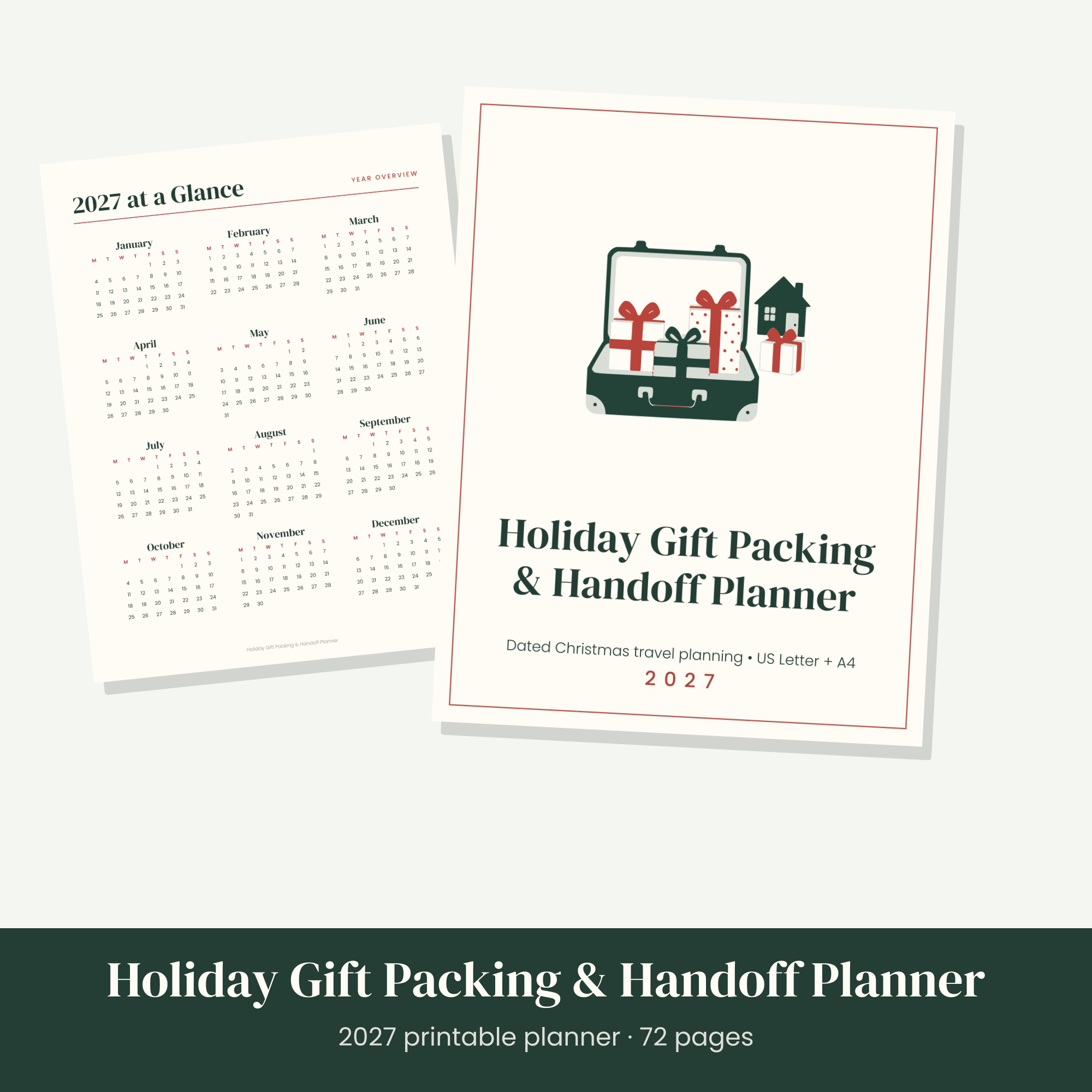 Holiday Gift Packing & Handoff Planner