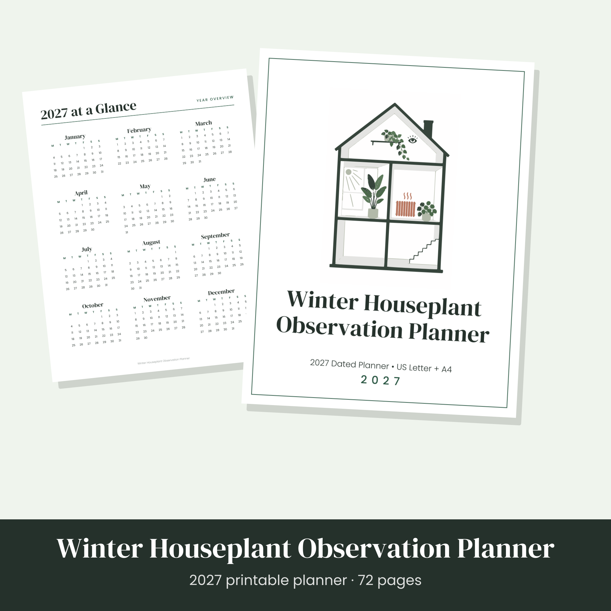 Winter Houseplant Observation Planner