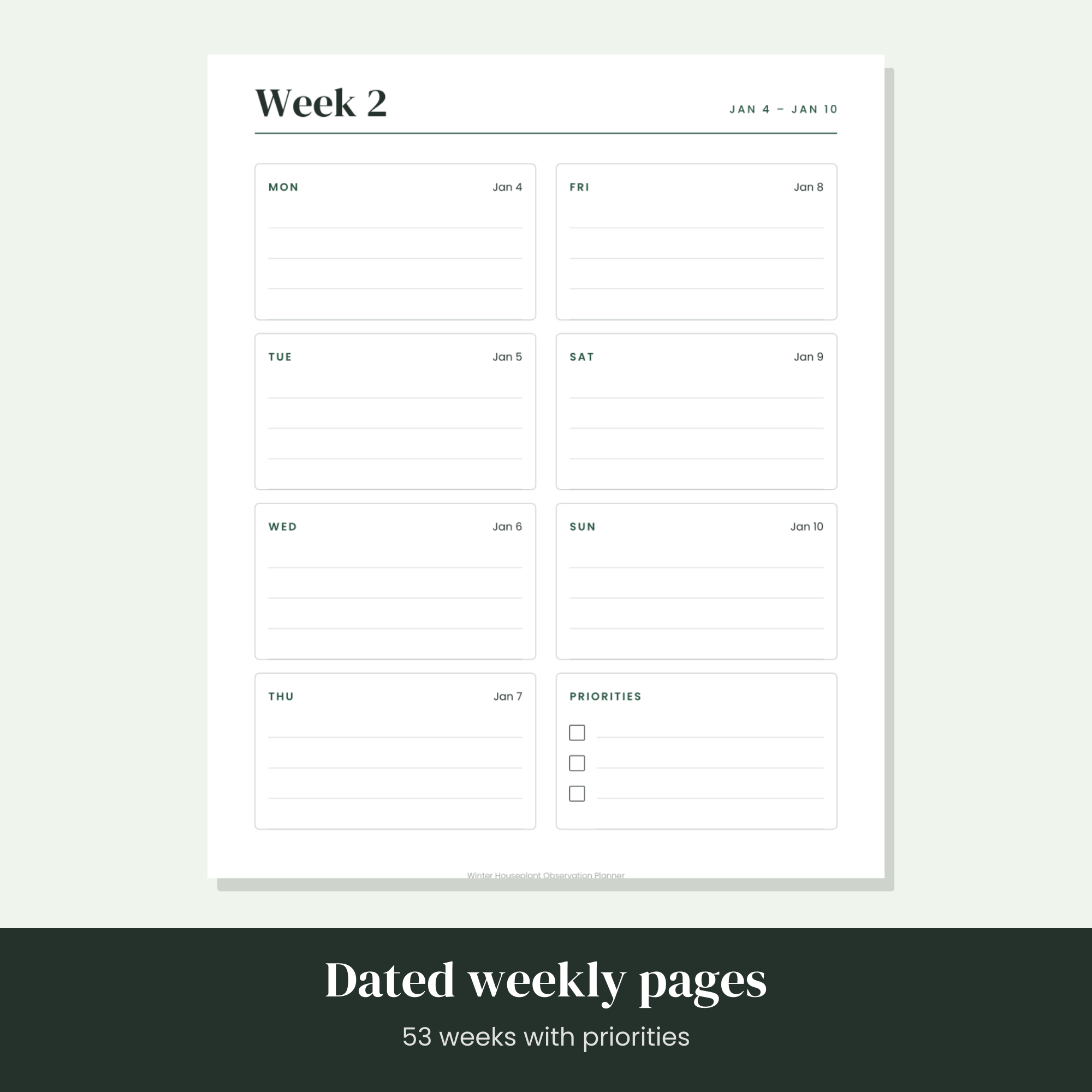 Winter Houseplant Observation Planner — image 3