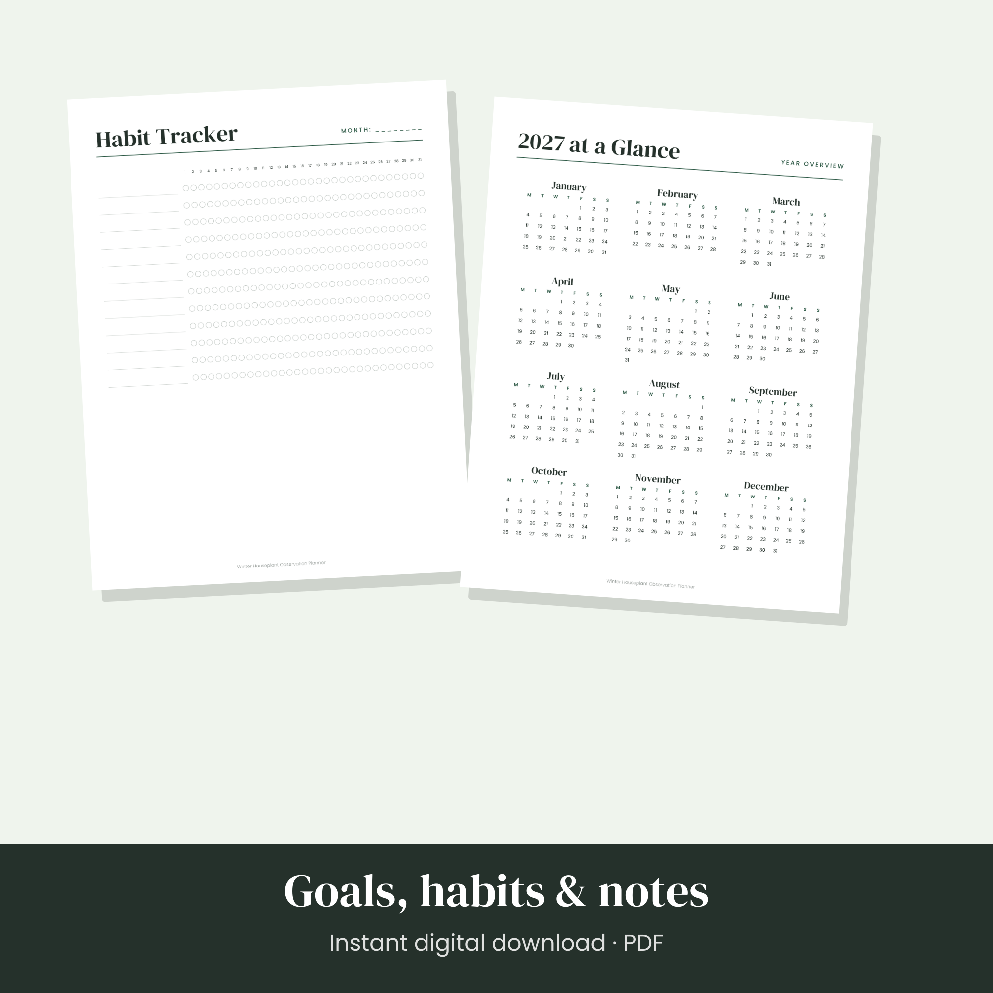 Winter Houseplant Observation Planner — image 4
