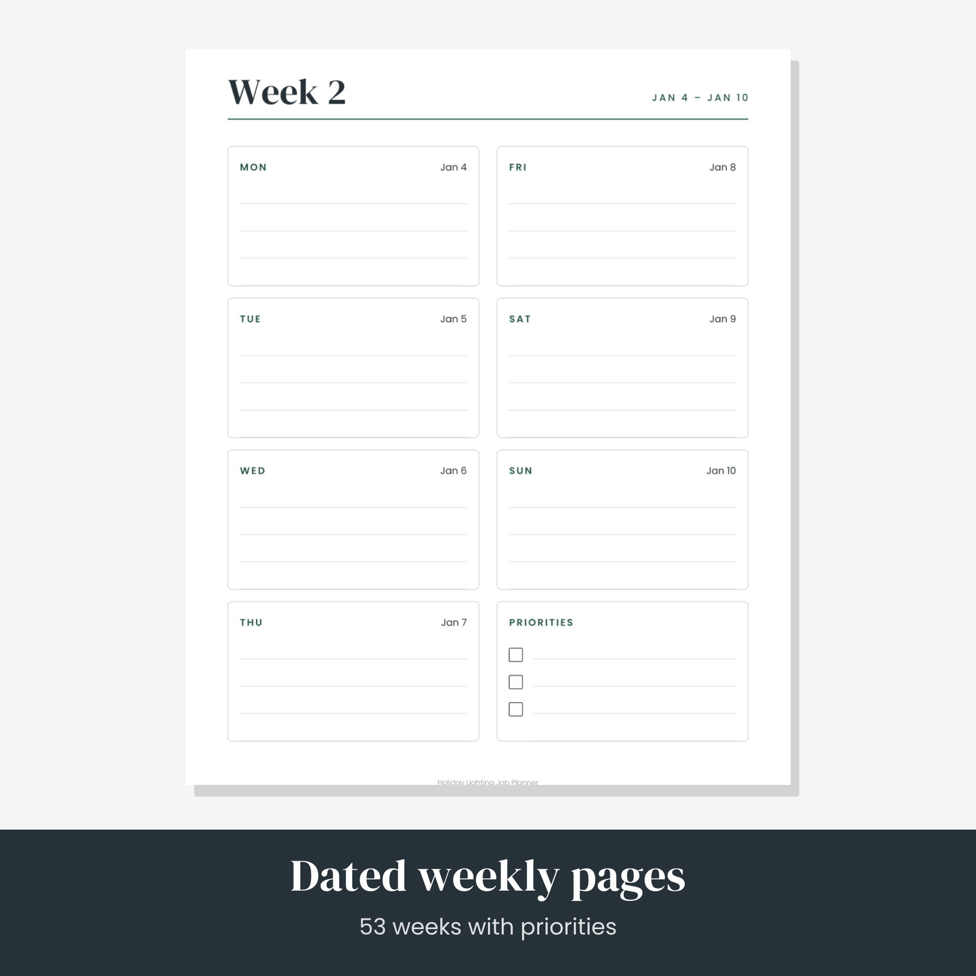 Holiday Lighting Job Planner — image 3