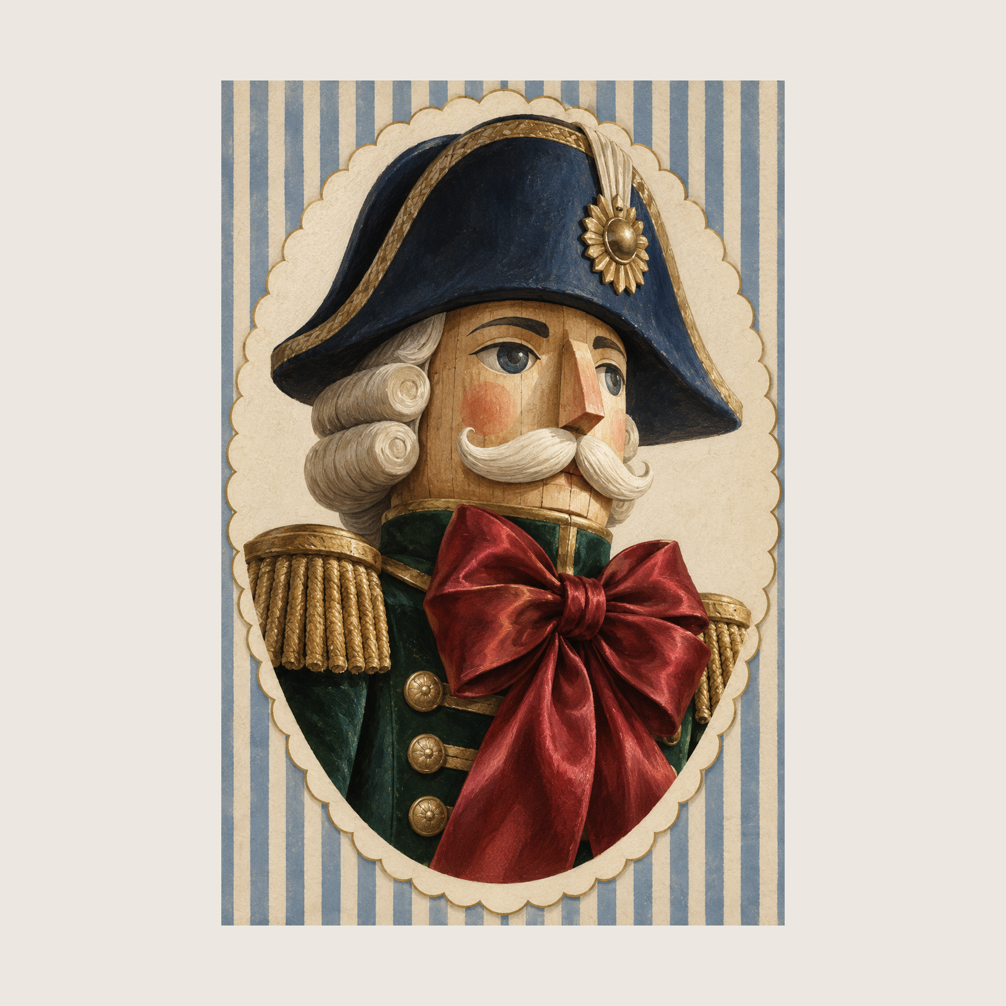 Preppy Holiday Sentry Art Print — image 2