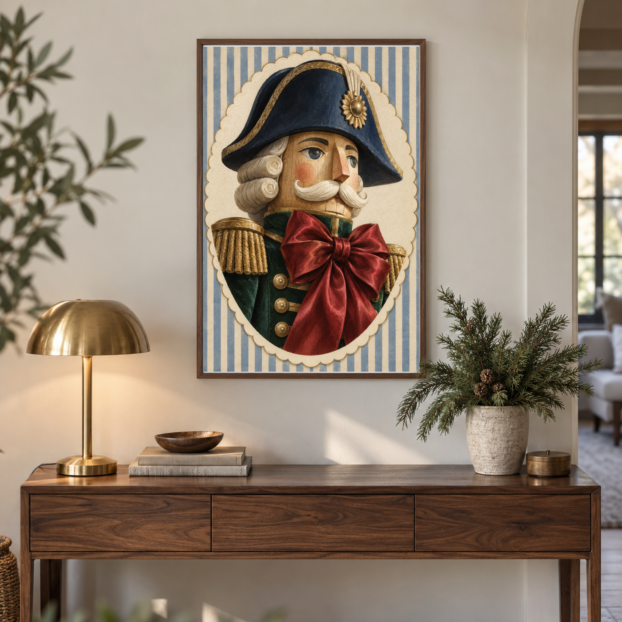Preppy Holiday Sentry Art Print — image 3