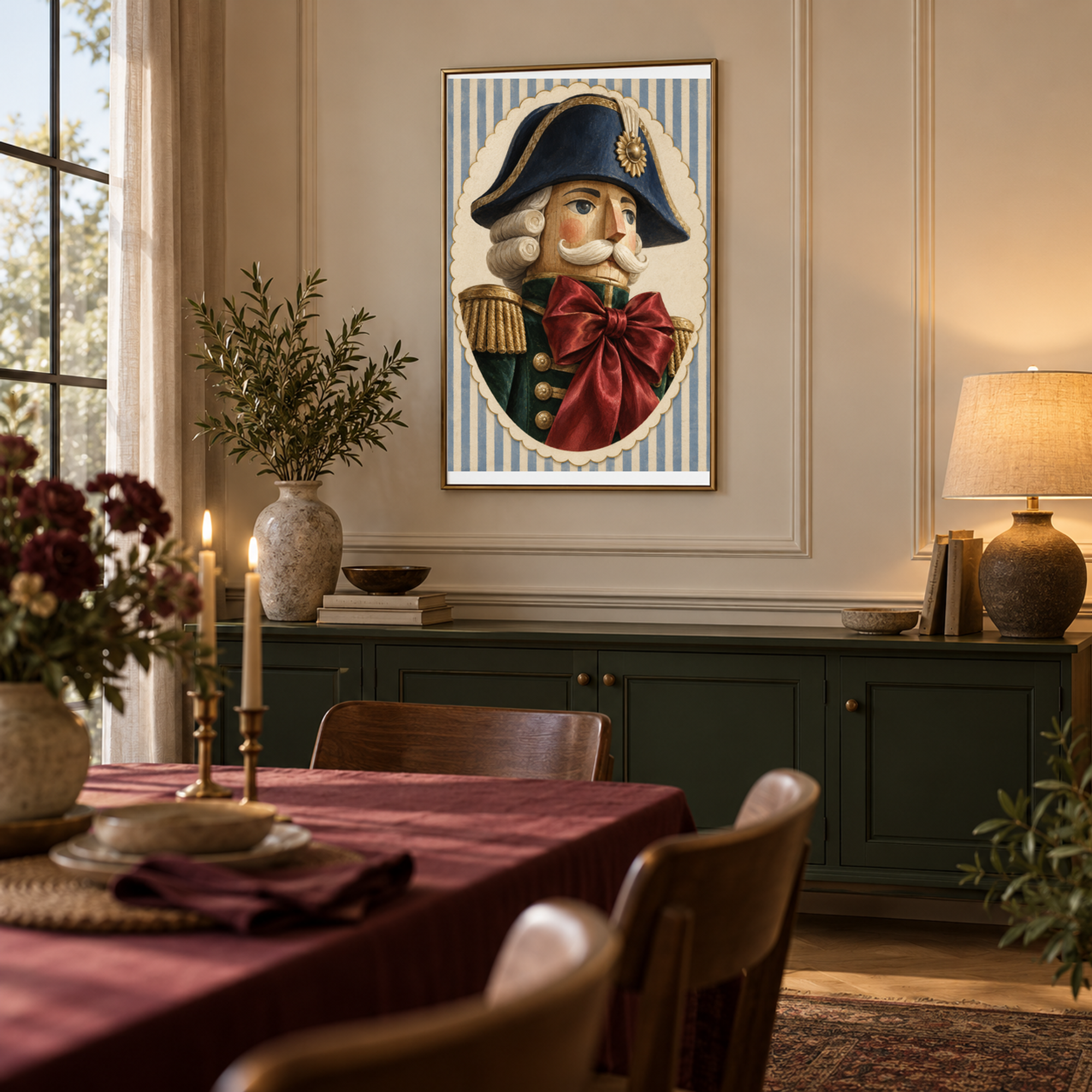 Preppy Holiday Sentry Art Print — image 4