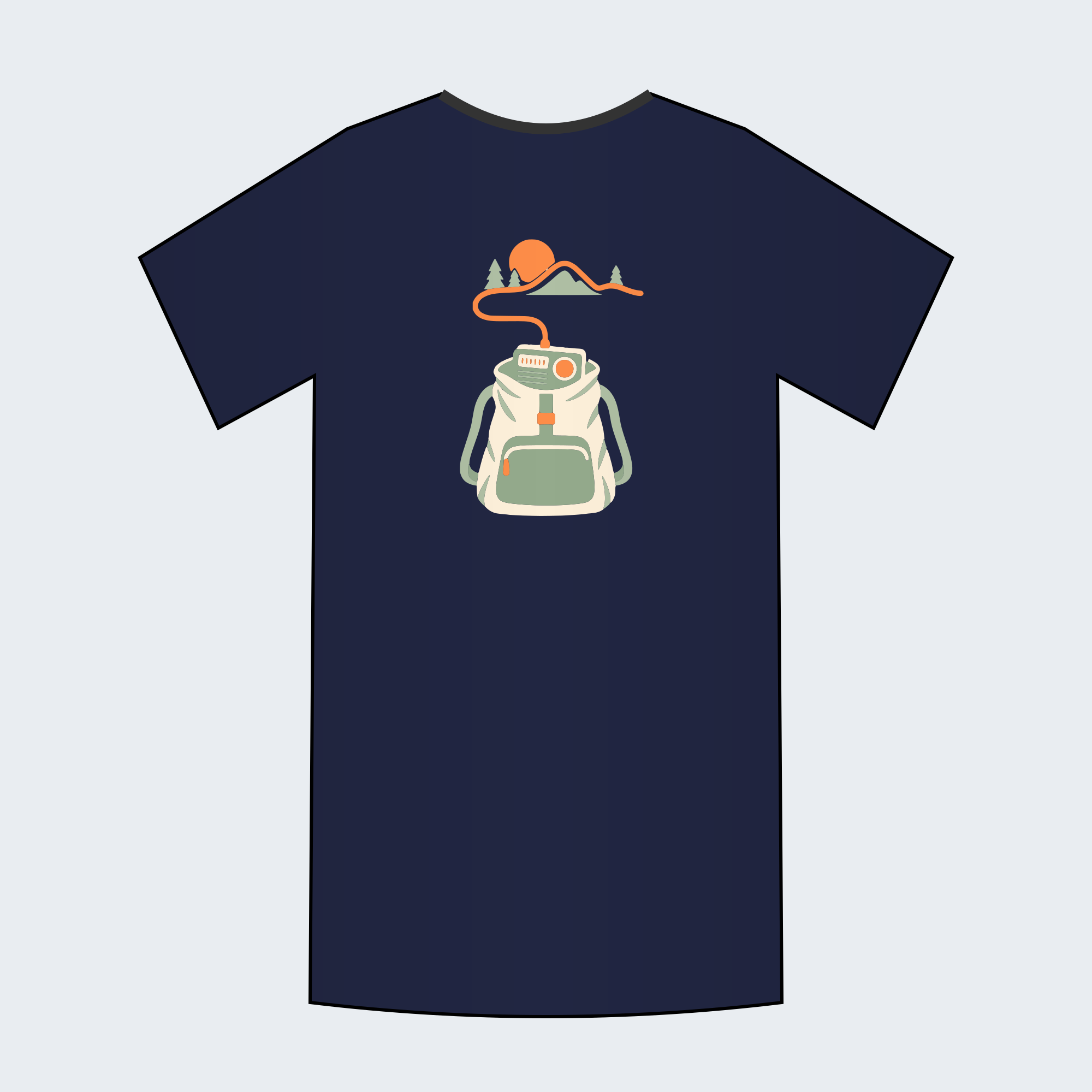 Portable Ham Radio Backpack T-Shirt