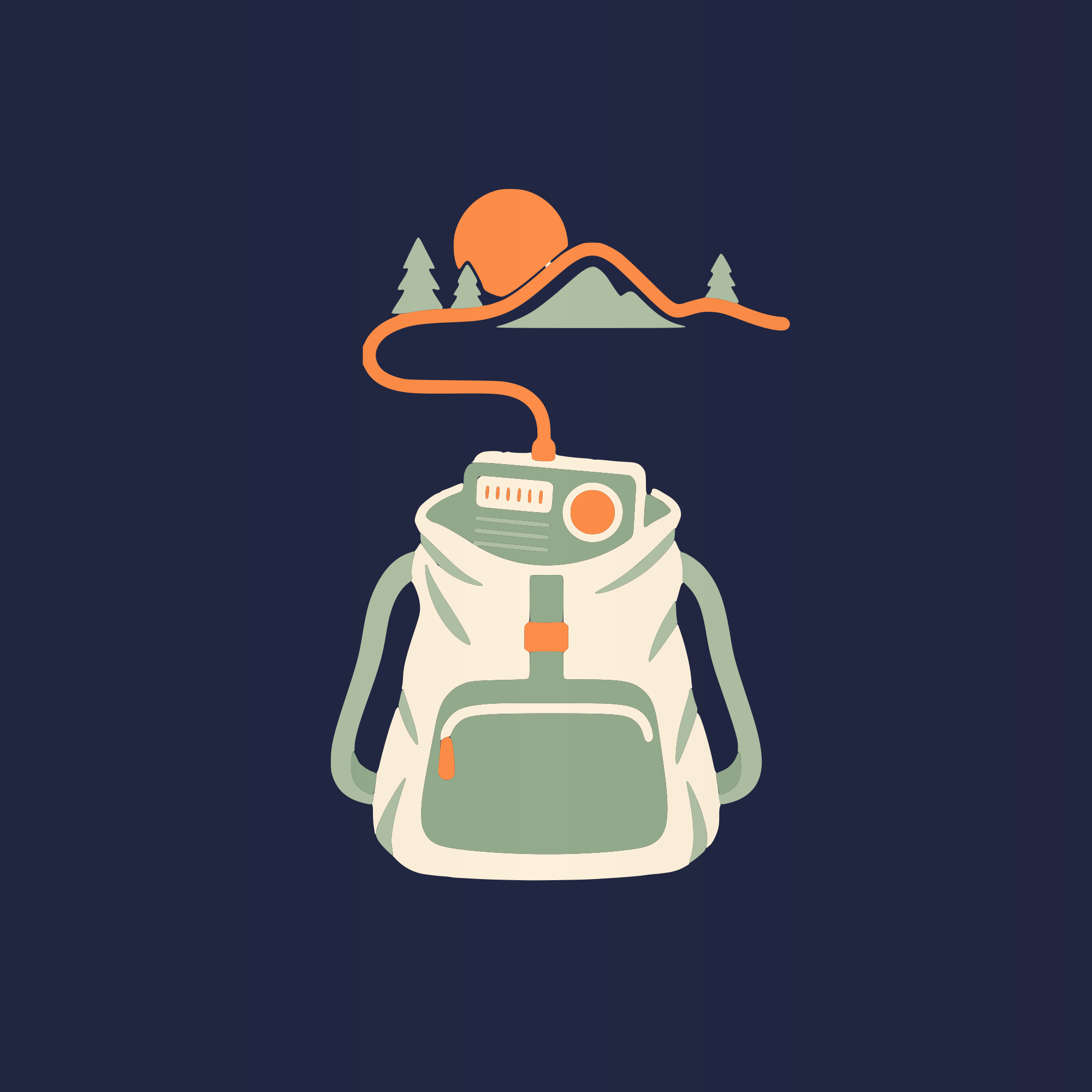 Portable Ham Radio Backpack T-Shirt — image 2