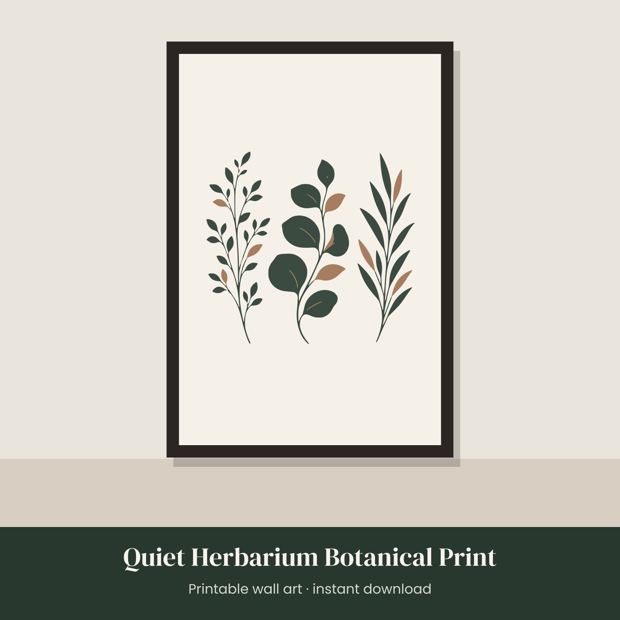 Quiet Herbarium Botanical Print