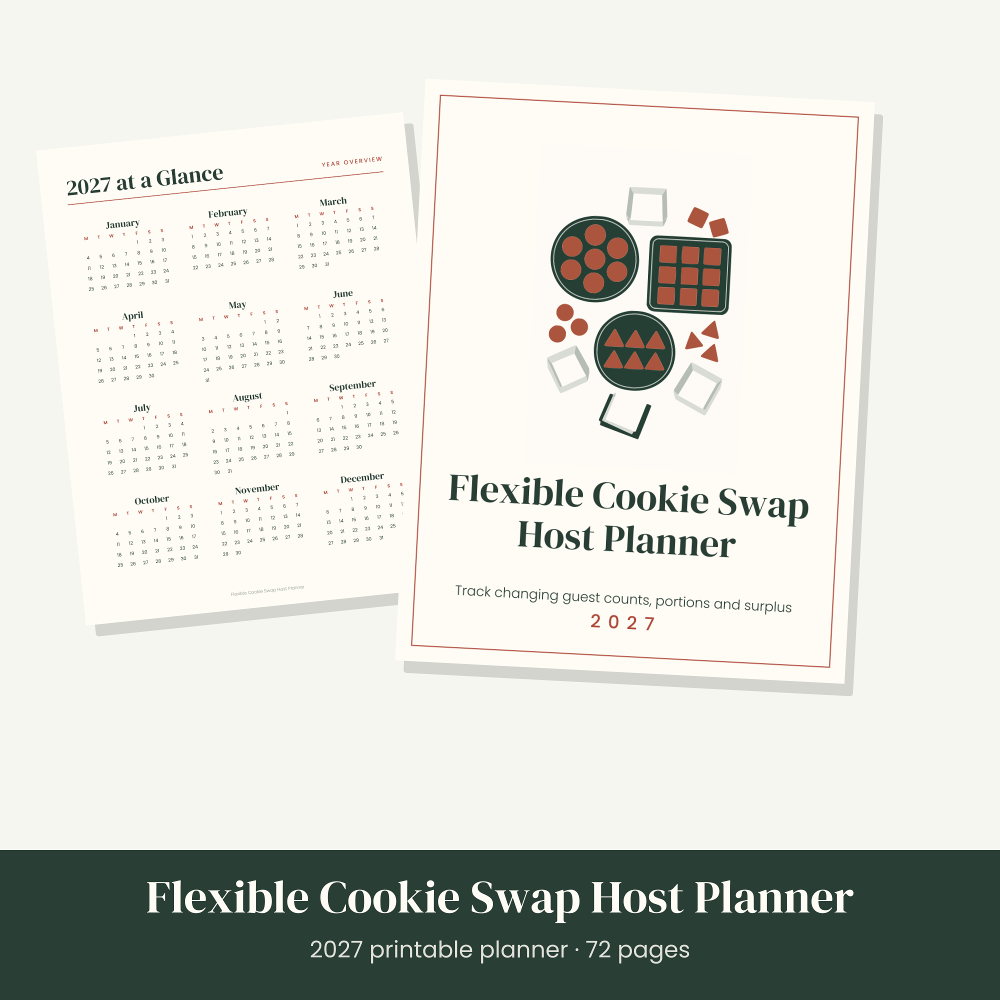 Flexible Cookie Swap Host Planner
