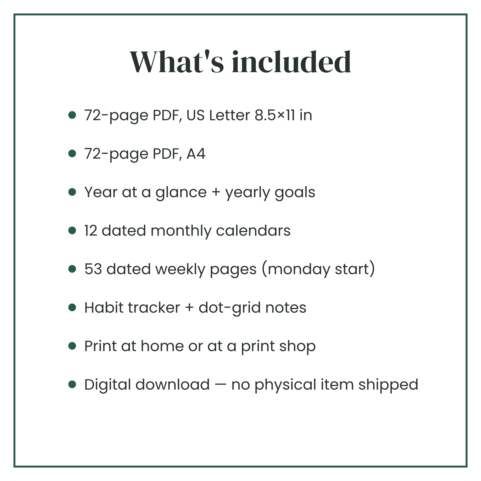 2027 Christmas Village Collection Planner — image 5