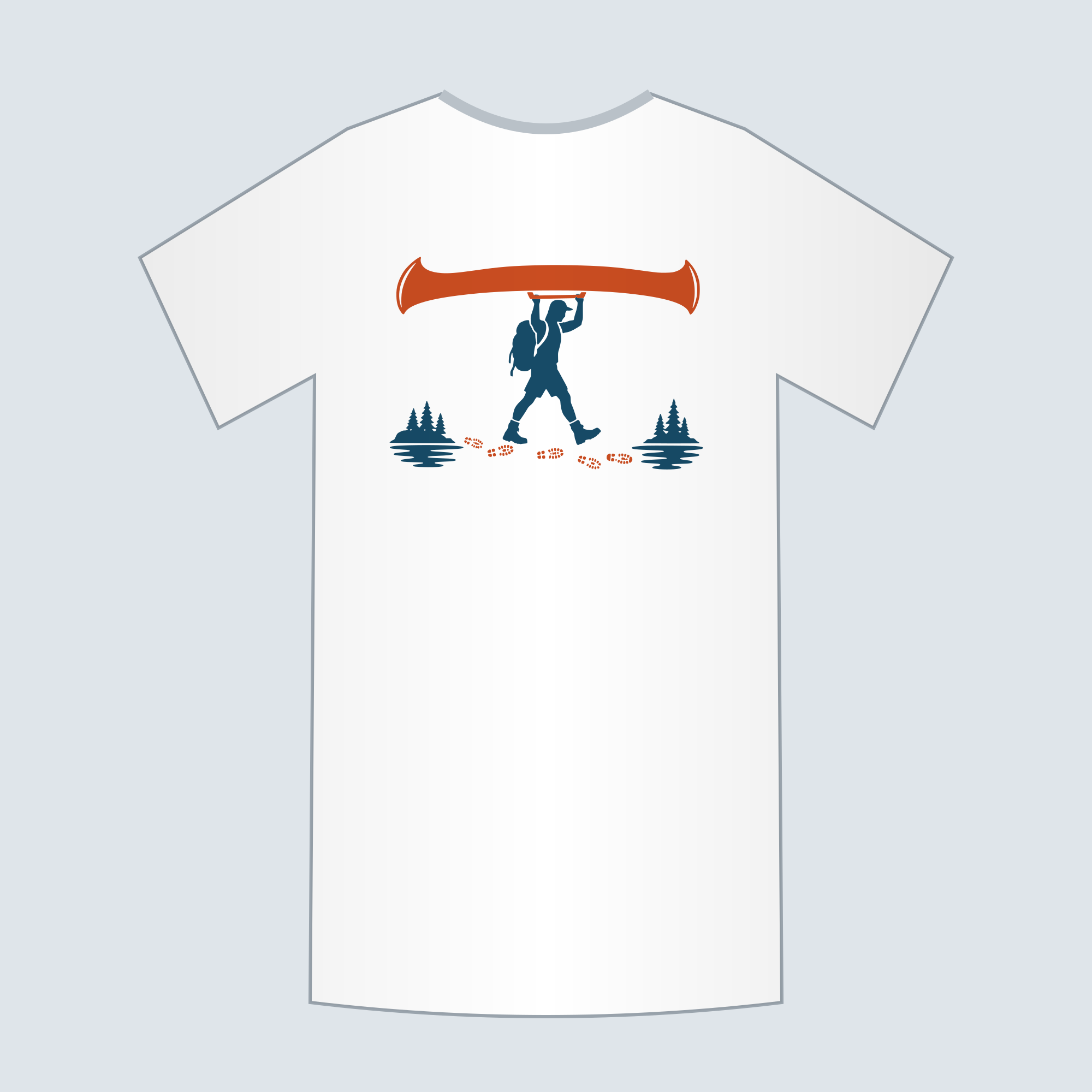 Between Lakes Canoe Portage T-Shirt