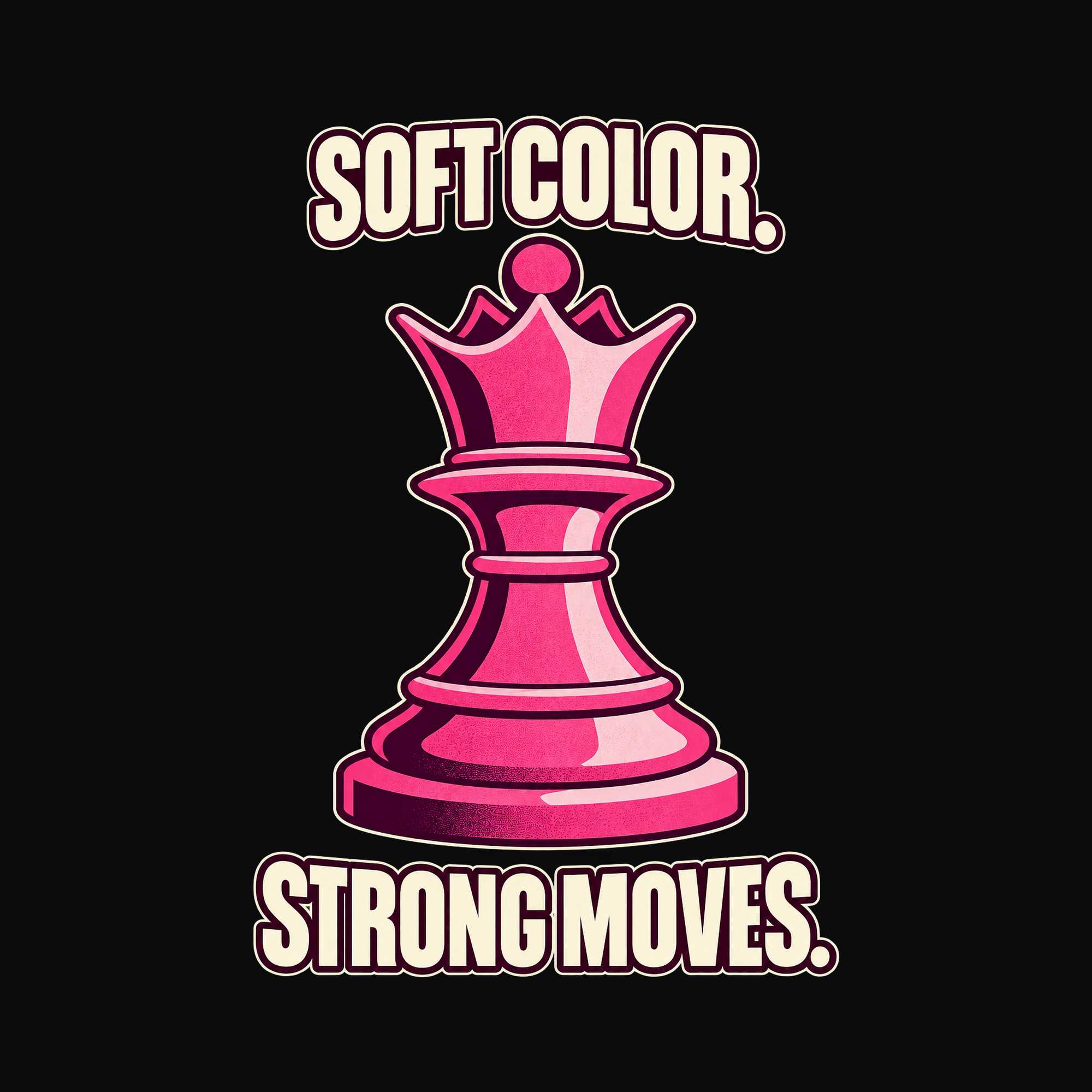 Pink Chess Queen Graphic T-Shirt — image 2