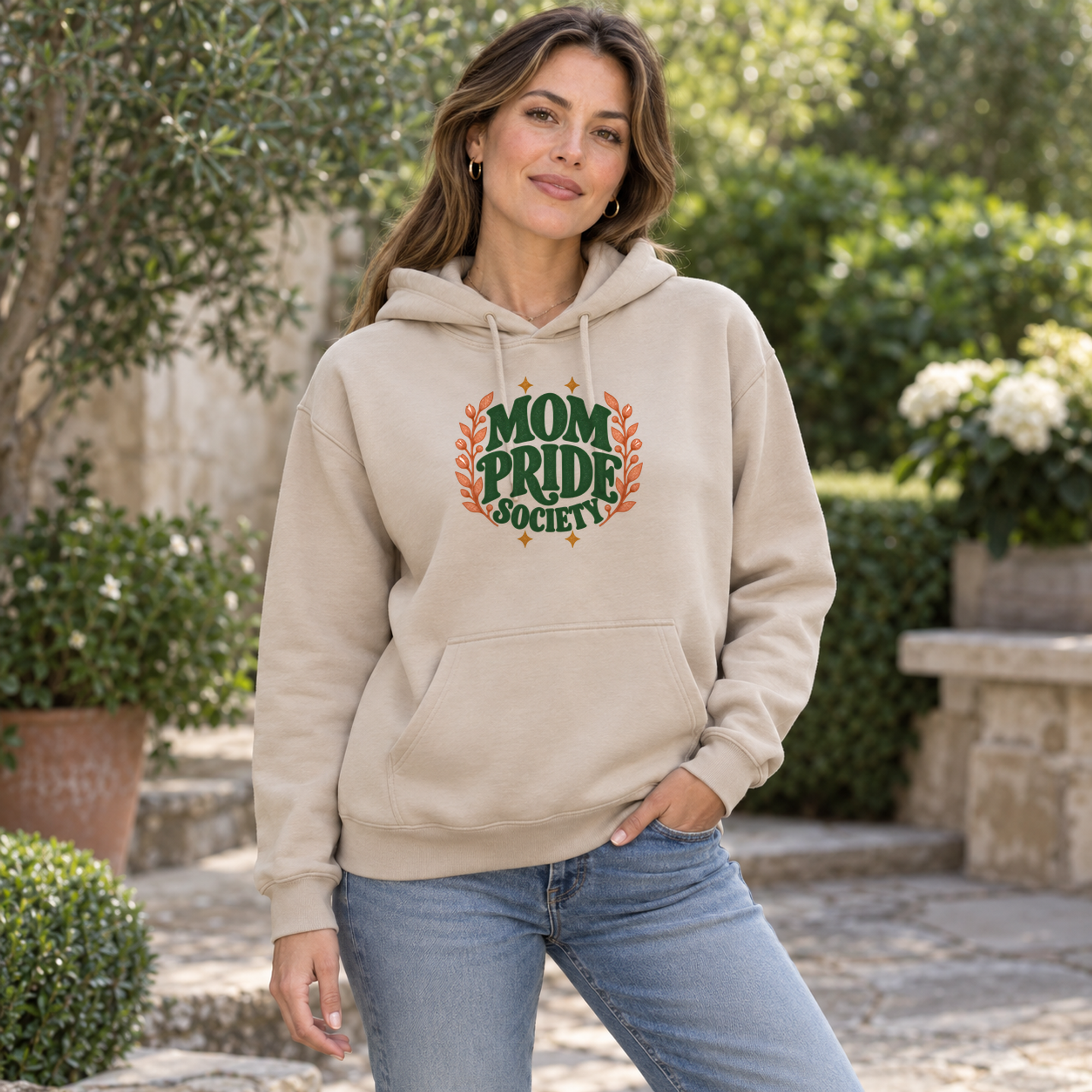 Mom Pride Society Botanical Hoodie — image 3