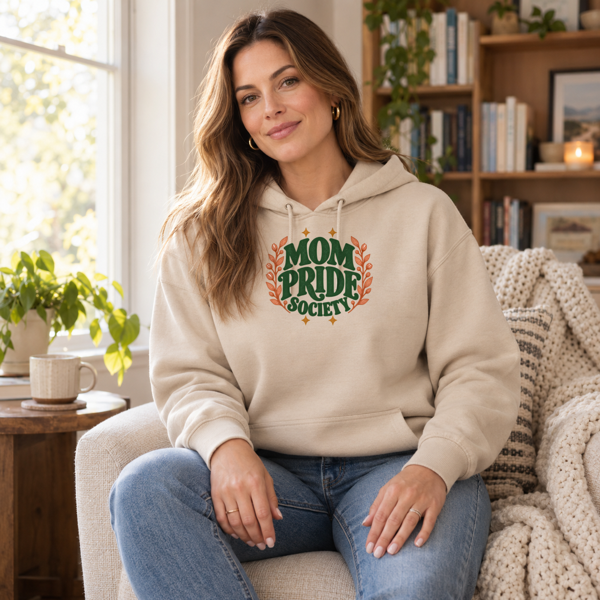 Mom Pride Society Botanical Hoodie — image 4